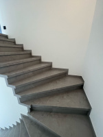 Vinylove schody s dekokrem kamene BUKOMA Beton kamen sedy Prace